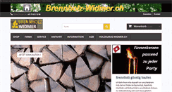 Desktop Screenshot of brennholz-widmer.ch